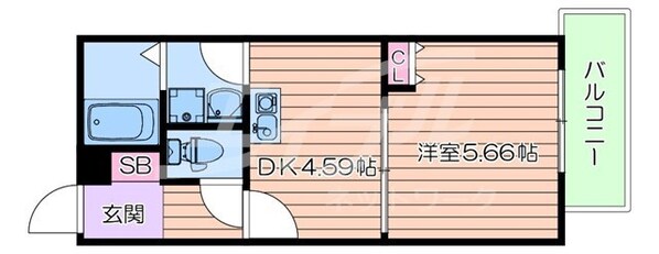 OneShine SKの物件間取画像